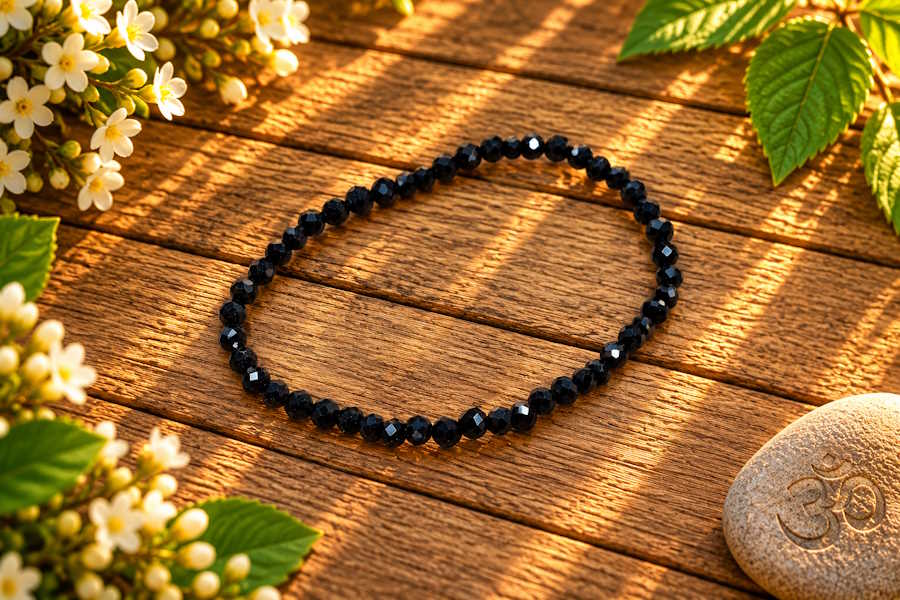 Pulsera Turmalina facetada